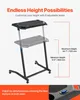 VEVOR Bike Table Pevný skládací nastavitelný stůl pro Náhled obrázku produktu 3