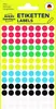 The image shows the packaging of Avery Zweckform labels, with a grid of colorful circular labels visible on the front. Produktbild-Vorschau