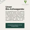 Traditionelle Ashwagandha-Wurzel aus ökologischem Anbau zur Unterstützung bei Stress und Unruhe. Voir les images du produit