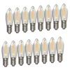 A collection of LED filament light bulbs arranged in two rows against a white background. Produktbild-Vorschau