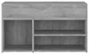 vidaXL Lavica na topánky Grey Sonoma 80x30x45 cm Drevo Náhľad obrázku produktu 4