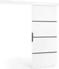 Schiebetür BUND 86/80 cm Weiß Schiebetürsystem mit Produktbild-Vorschau 1