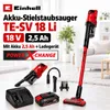 Einhell Akku-Stielstaubsauger TE-SV 18 Li-  18V mit Akku Produktbild-Vorschau 1