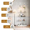 Szkło INONEFT, witryna z oświetleniem LED, 2 drzwi, 5 Podgląd zdjęcia produktu 4
