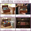 Kingpower Schatztruhe aus Holz Box mit Schloss Schatzkiste Produktbild-Vorschau 3