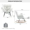 STILVORA Moderne schommelstoel, relaxfauteuil met Productafbeelding-voorbeeld 7
