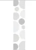 A vertical strip of abstract circles with a textured pattern, arranged in a staggered pattern against a white background. Produktbild-Vorschau