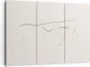 Bild auf Leinwand - Leinwandbild - 3 Teile - Skizze Produktbild-Vorschau 1