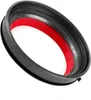 A close-up, angled view of a black circular replacement part with a red inner lining, likely for a vacuum cleaner. Náhled obrázku produktu