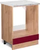 Herdumbauschrank Vicco R-Line Rot Hochglanz 60 cm AP Produktbild-Vorschau 1