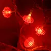 Guirlande lumineuse chinoise rouge - 6m/19,7ft, 40 lumières Voir les images du produit 1