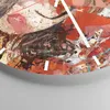 Wanduhr - Rund - Glasuhr - Abstraktion modern - 30x30cm - Produktbild-Vorschau 5