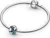 Pandora Charm a clip Globo Blu Argento 925 Collezione Anteprima dell’immagine prodotto 6