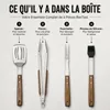 Ensemble BonFeu BonTool 4 pièces – Set d'ustensiles de Voir les images du produit 7