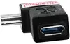 Adapter Konverter abgewinkelt anschluss Mini USB (stecker) Produktbild-Vorschau 3