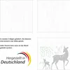 196 Wandtattoo Birkenstämme WEISS mit Reh und Kitz - Vögel Produktbild-Vorschau 2