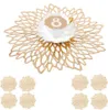 Gold platzsets und untersetzer Rund, Gold Tischsets Rund Produktbild-Vorschau 1