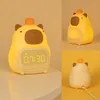 Capybara Réveil Veilleuse de bureau Minuteur Snooze LED USB Voir les images du produit 5