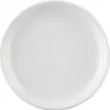 A single white plate shown from a top-down perspective. Produktbild-Vorschau