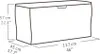 Keter Gartenbox Auflagenbox Samoa 270 L Anthrazit Produktbild-Vorschau 22