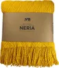 Decke Wohndecke Mit Fransen Neria Gelb 130x170 cm Produktbild-Vorschau 1
