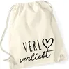 Huuraa Turnbeutel Verl verliebt 12 Liter Natural Baumwolle Produktbild-Vorschau 1