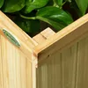 Vyvýšený záhon Outsunny so skladacou mriežkou, sadbovač so Náhľad obrázku produktu 9