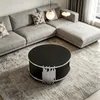 Runder Couchtisch aus Glas, Doppelglas, modern, 80 x 80 x Produktbild-Vorschau 6
