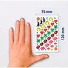 Avery 4413, Papier, Mehrfarbig, Permanent, 76 mm, 120 mm, Produktbild-Vorschau 8