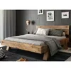 Bett Balkenbett Doppelbett Hanna 140x200 cm Rustic-Eiche Produktbild-Vorschau 2