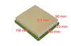 A product shot of an air filter with dimensions indicated by red lines and text. Anteprima dell’immagine prodotto