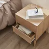 sweeek - Nachttisch mit zwei Schubladen - Helles Holz Produktbild-Vorschau 2