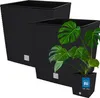 KOTARBAU® Set di 2 vasi da fiori 64 L in plastica antracite Anteprima dell’immagine prodotto 1