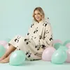 Sehr weicher Lazy Robe Panda 100 cm Bademantel Produktbild-Vorschau 3