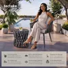 tectake Gartenmöbel-Set Lugano Tisch 2 Stühle Rope-Design Produktbild-Vorschau 2