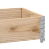 vidaXL Fioriera 100x50 cm in legno di pino massiccio Anteprima dell’immagine prodotto 7