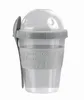 JOGHURTBECHER 500ml mit Löffel Deckel Müslibecher Müsli to Produktbild-Vorschau 1