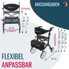 Bescomedical Leichtgewicht-Rollator Carbon - Graphitgrau - Produktbild-Vorschau 5