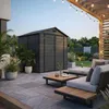 ECD Germany Gartenhaus wetterfest 5m³ Kunststoff Gerätehaus Produktbild-Vorschau 9