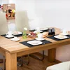 Relaxdays podložky pod talíře, sada 6 ks, bambus, látkový Náhled obrázku produktu 3