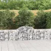 vidaXL Gabionen mit Hochbogen 13 Stk. 200x30x60/80 cm Produktbild-Vorschau 2