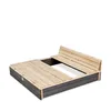 EXIT Aksent Holz Sandkasten 136x132cm, Sandkasten für Produktbild-Vorschau 2