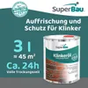 Superbau Klinkeröl Außen & Innen 6 L, Klinkerstein Produktbild-Vorschau 2