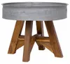 vidaXL Couchtisch Gemischtes Altholz 60x45 cm Silbern Produktbild-Vorschau 6