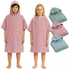 Leicht Frottee Badeponcho Kinder Mädchen Jungen Baumwolle Produktbild-Vorschau 1
