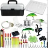 Angelkoffer mit Tackle Box, Teleskoprute inkl. Spule und Produktbild-Vorschau 1