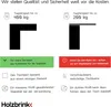 HOLZBRINK Tischbeine für Schreibtisch Esstisch, Möbelfüße Produktbild-Vorschau 7