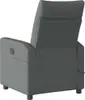 vidaXL Massage-Relaxsessel, Stoff, Dunkelgrau Produktbild-Vorschau 5