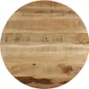 A circular wooden tabletop made of planks. Náhľad obrázku produktu