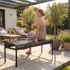 di volio Gartenbank BAISO - Metallbank für Terrasse & Produktbild-Vorschau 6